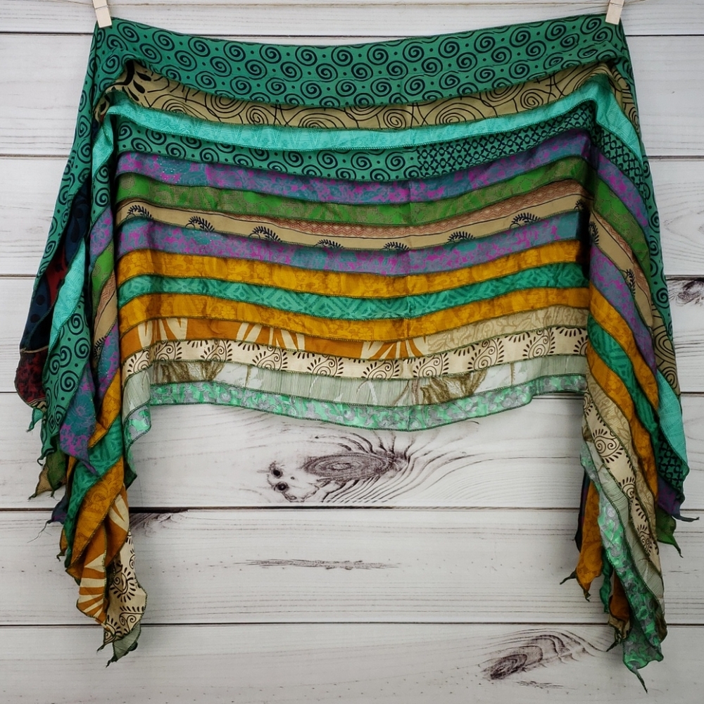 Darn Good Yarn Earth Festival Sari Scarf